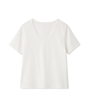 ラウンドネックTシャツ/接触冷感