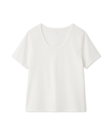 ラウンドネックTシャツ/接触冷感