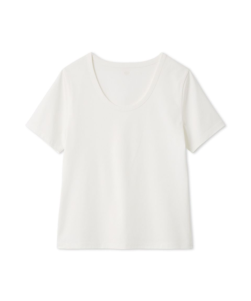 ラウンドネックTシャツ/接触冷感
