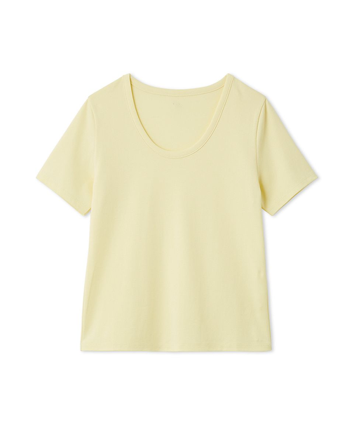 ラウンドネックTシャツ/接触冷感