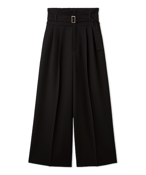 ハイウエストベルトパンツ／UVカット