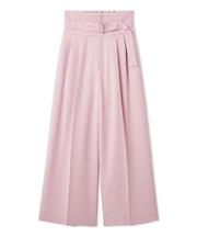 ハイウエストベルトパンツ／UVカット