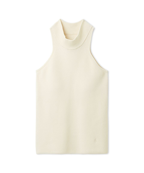 シルクブレンドカップインホルターニット／ウォッシャブル