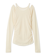 2wayアンサンブルカットソー／ウォッシャブル