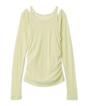 2wayアンサンブルカットソー／ウォッシャブル