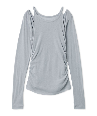 2wayアンサンブルカットソー／ウォッシャブル