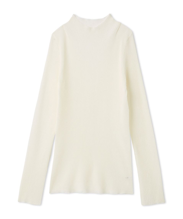 シアーハイネックニットプル/ウォッシャブル