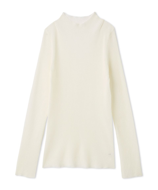 シアーハイネックニットプル/ウォッシャブル