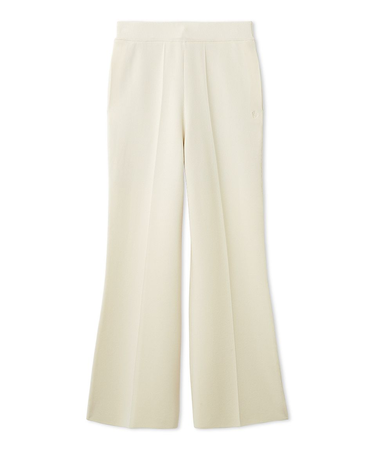 シルクブレンド美脚ニットパンツ／ウォッシャブル