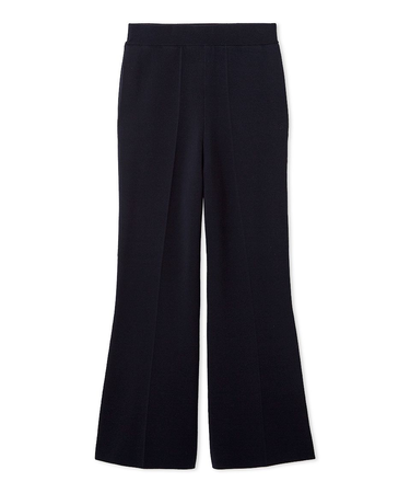 シルクブレンド美脚ニットパンツ／ウォッシャブル