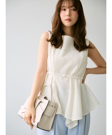 アシメペプラムチュニック