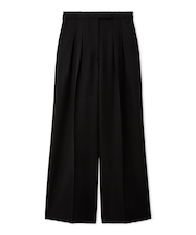 ダブルタックワイドパンツ