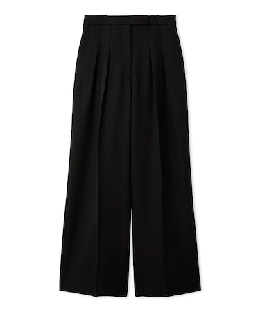 ダブルタックワイドパンツ