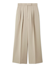 ダブルタックワイドパンツ