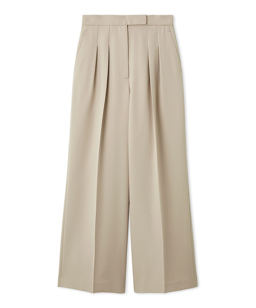 ダブルタックワイドパンツ