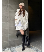 センタータックボックスショートパンツ