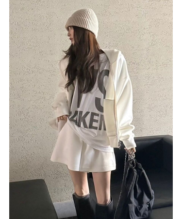 ダンボールジップアップパーカー