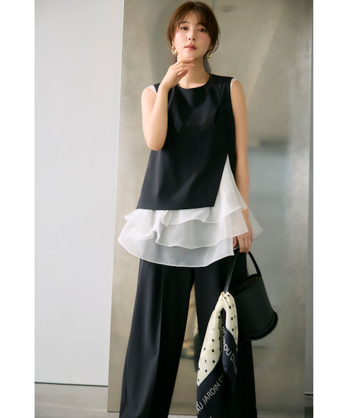 ファー付きボレロ風トップス｜ワンウェイの通販｜&mall（アンドモール