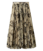 ダブルオーガンジースカート