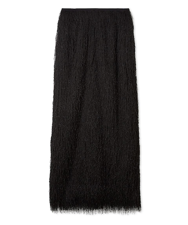 シャギージャガードストレートスカート