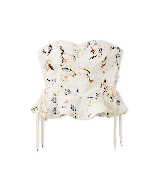 レースアップビスチェ／撥水