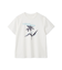 コンパクトフラワープリントTシャツ