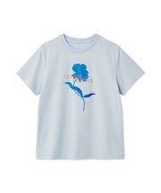 コンパクトフラワープリントTシャツ