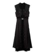 ミリタリーコンビプリーツワンピース