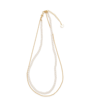 2setパールチェーンネックレス