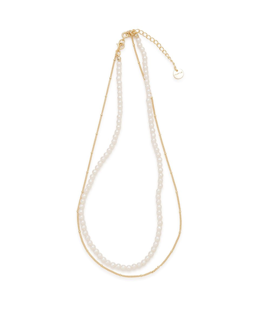 2setパールチェーンネックレス