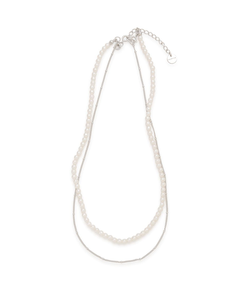 2setパールチェーンネックレス