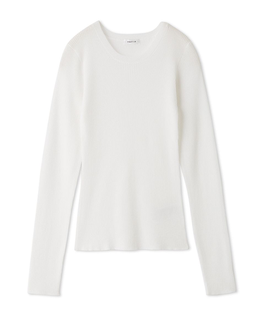 クルーネックニットプルオーバー