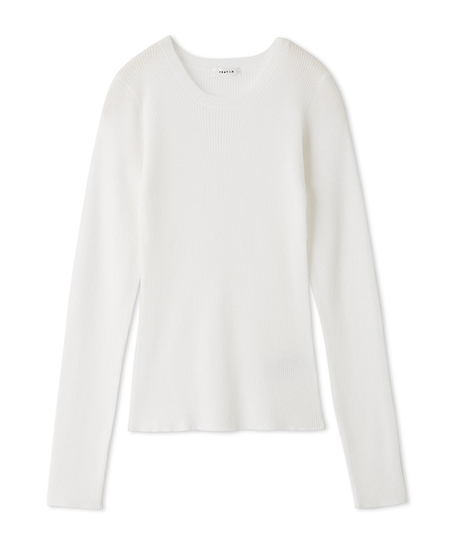 クルーネックニットプルオーバー