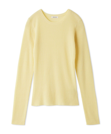 クルーネックニットプルオーバー