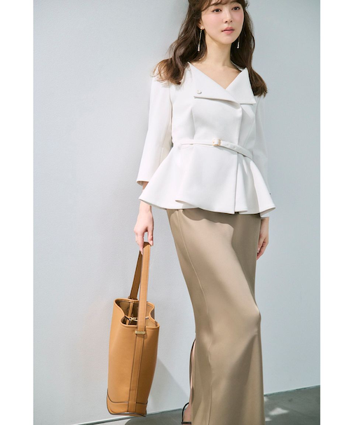 【WEB限定】2wayジャケット＆ナロースカートセット