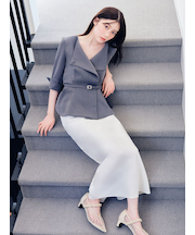 【WEB限定】2wayジャケット＆ナロースカートセット