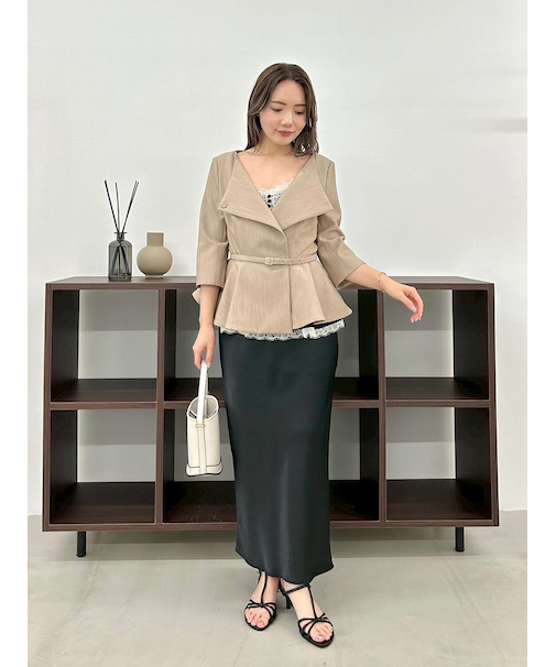 【WEB限定】2wayジャケット＆ナロースカートセット