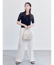 【LUMISHADE】ドロストウエストゴムパンツ／UVカット・ウォッシャブル