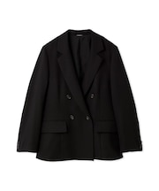 ダブルテーラードジャケット/ウォッシャブル・UVカット・防シワ・接触冷感