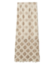 フラワータイルレースタイトスカート