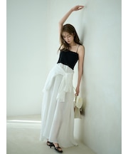 ニットドッキングキャミワンピース