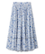 【FRAY I.D MADE WITH LIBERTY FABRIC】ギャザーフレアスカート／ウォッシャブル