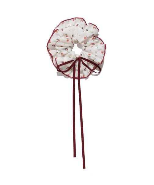 【FRAY I.D MADE WITH LIBERTY FABRIC】フリルリボンシュシュ