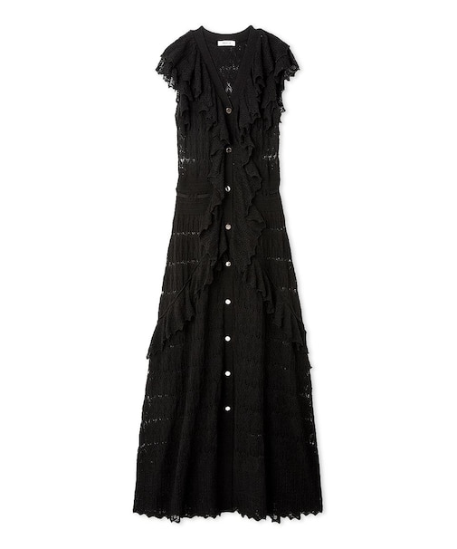 【00サイズあり】ポロニットドッキングワンピース