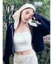 【LUMISHADE】ジップパーカー／UVカット・ウォッシャブル