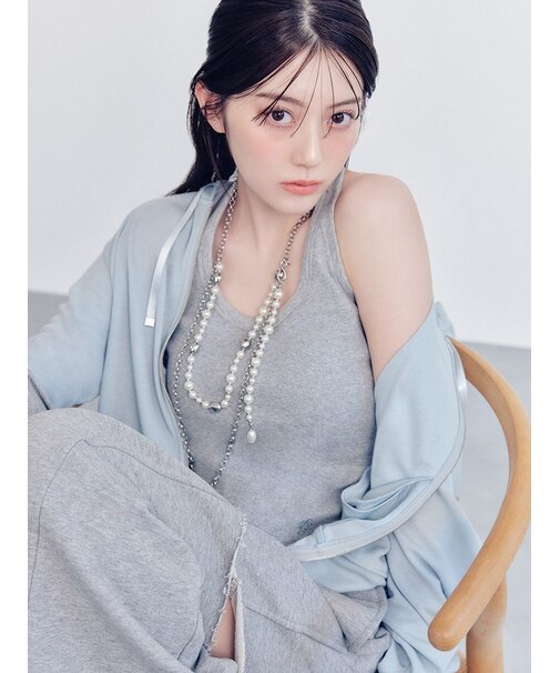 【LUMISHADE】ジップパーカー／UVカット・ウォッシャブル