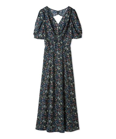 【FRAY I.D MADE WITH LIBERTY FABRIC】パフスリーブワンピース