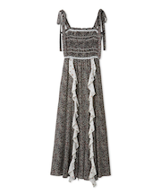 【FRAY I.D MADE WITH LIBERTY FABRIC】ラッフルキャミソールドレス