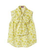 【FRAY I.D MADE WITH LIBERTY FABRIC】ボウタイブラウス／ウォッシャブル