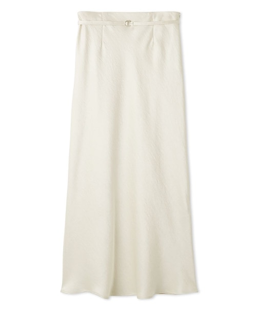 サテンナロースカート／接触冷感